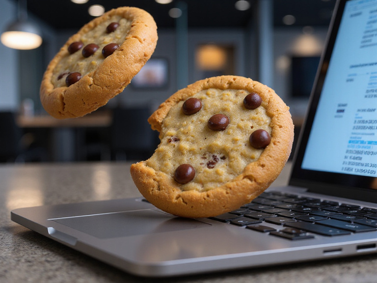 Illustration of browser cookies